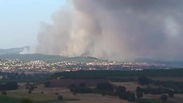 Bursa'daki yangında sabotaj şüphesini artıran görüntüler ortaya çıktı!