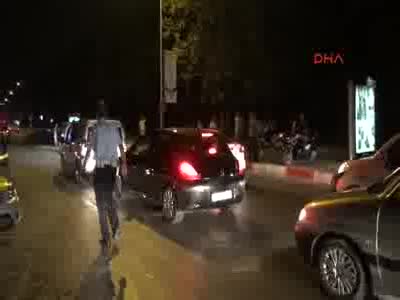 Antalya'da makas kazası!
