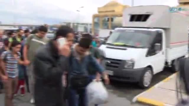 İstanbul Otogarına mülteci akını