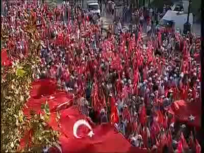 Ankara'da büyük yürüyüş