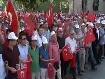 Ankara'da "Teröre Hayır, Kardeşliğe Evet" yürüyüşü