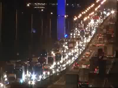 Trafikte tatil yoğunluğu başladı!