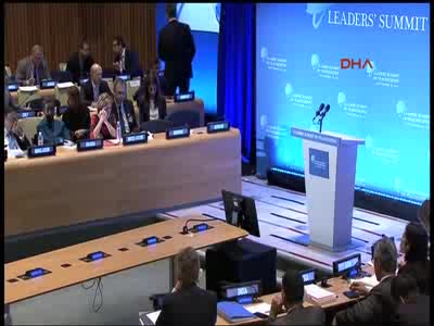 Başbakan Ahmet Davutoğlu Birleşmiş Milletler(BM) Barışı Koruma Liderler Zirvesi'nde konuştu