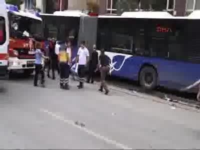 Ankara'da feci kaza!