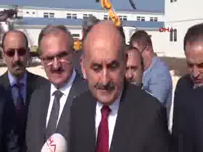 Sağlık Bakanı Müezzinoğlu, hastane inşaatını gezdi