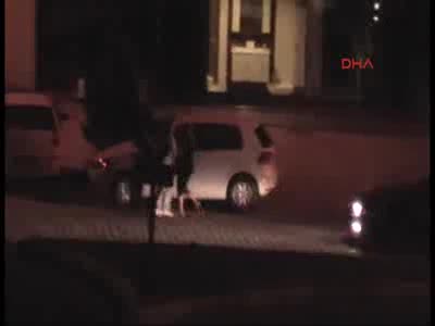 Kadına şiddet kamerada