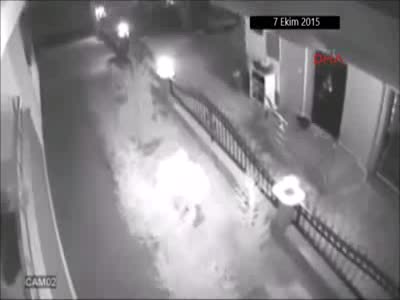 Antalya'daki deprem güvenlik kameralarında