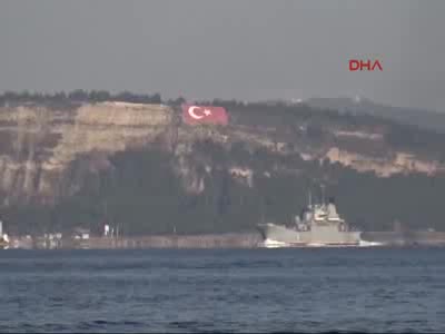 Rus savaş gemisi Akdeniz yolunda
