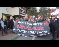 Bursa'da teröre lanet yürüyüşünde hükümete istifa çağrısı