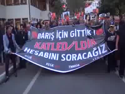 Bursa'da terör protestoları sürdü