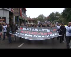 Bursa'da teröre lanet yürüyüşünde ölenler isimleri ile anıldı