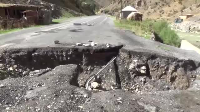 Aylardır kapalı olan Çukurca karayolu görüntülendi