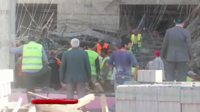 Balıkesir BAÜ Tıp Fakültesi Hastanesi ek binası inşatında çatı faciası