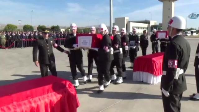Şehitler memleketlerine uğurlandı