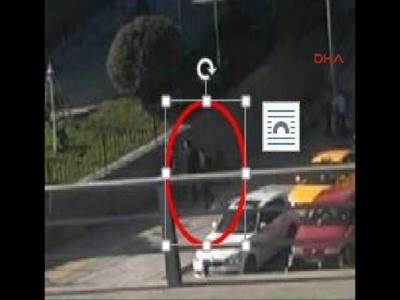 Canlı bombalar güvenlik kamerasına yakalandı