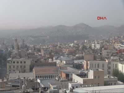 Şanlıurfa'yı toz bulutları kapladı