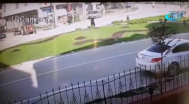 Bursa'da saniye saniye kaza