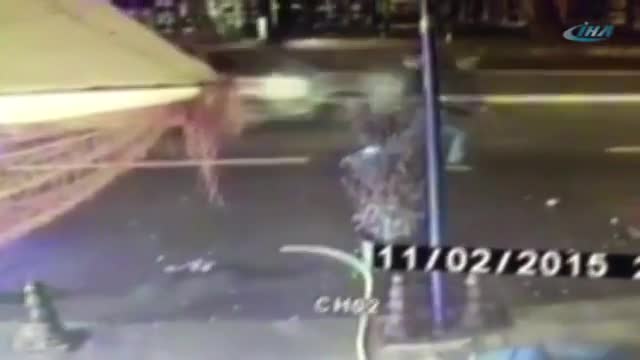İstanbul'daki pompalı dehşet kamerada