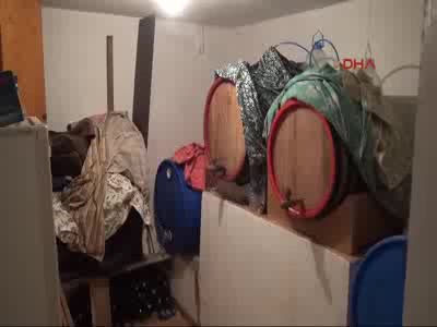 Bin litre kaçak içkiyle yakalandı, 'Kendim içmek için ürettim' dedi