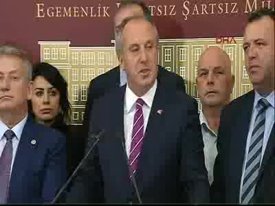 İnce: Toplayın olağanüstü kurultayı gelin hesabınızı verin