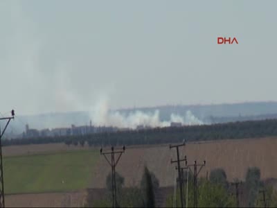 Kilis Sınırda IŞİD ile muhaliflerin çatışması sürüyor