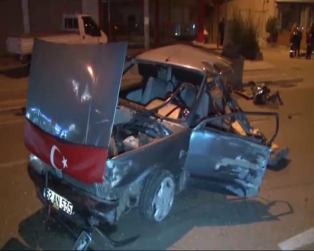 Bursa'da trafik kazası: 1 ölü, 2 yaralı
