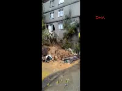 Artvin'deki felaket amatör kameralarda