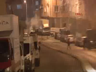 İstanbul'da korsan gösteri
