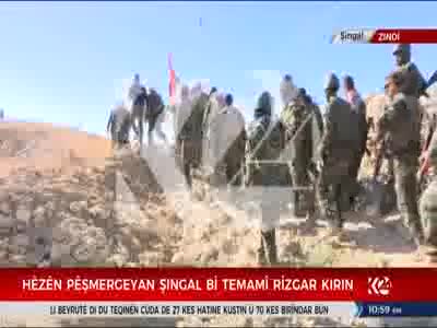 "Peşmerge güçleri Şengal'e girdi"