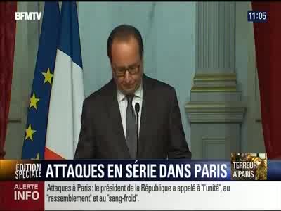 Fransa Cumhurbaşkanı Hollande: Paris saldırılarını IŞİD düzenledi