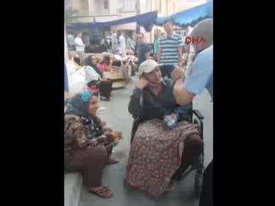 Bursa'da zabıtayı gören sakat dilenci böyle iyileşti