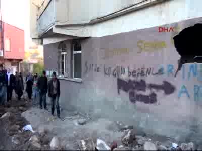 Silvan'da evlerin duvarlarına yazı yazılmasına ilişkin inceleme başlatıldı