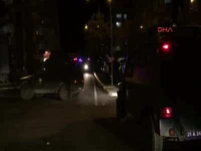 Diyarbakır'da PKK'lılardan polise bombalı saldırı
