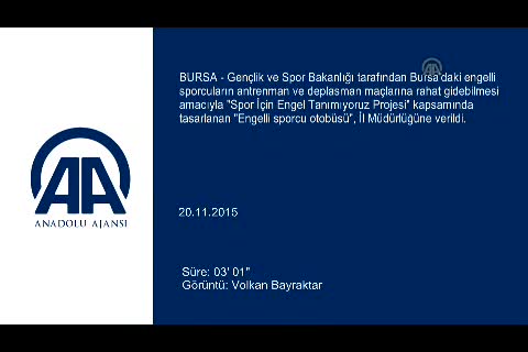 Bursa'da "Spor İçin Engel Tanımıyoruz Projesi"