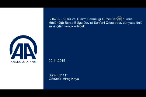 BBDSO dünyaca ünlü sanatçıları ağırlayacak