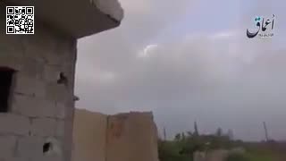 Düşürülen uçaktan paraşütle atlayan pilotun vurulma anı