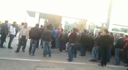Renault işçileri sendika eyleminde -2