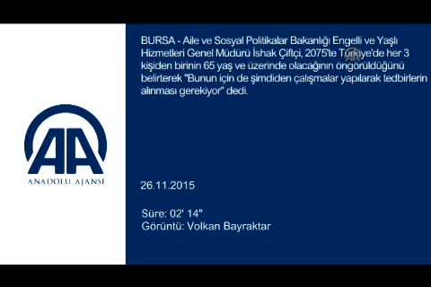 Yaşlı Dostu Kentler Sempozyumu Bursa'da yapışdı