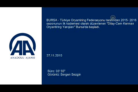 Bursalı oryantiring yarışçıları Nilüfer'in haritasını çözmek için yarıştı