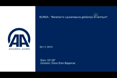 Bursa'da Borahan amansız hastalığın pençesinde...