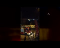 Yeni kurulan baz istasyonunu yaktılar