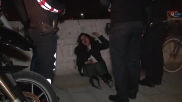 Libyalı kadın sokak ortasında bulundu