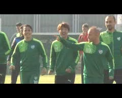 Bursaspor, Osmanlıspor hazırlıklarını sürdürdü