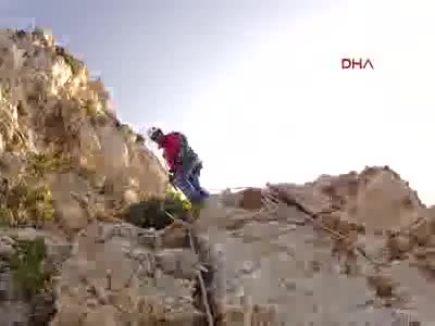 AKUT'tan keçi kurtarma operasyonu