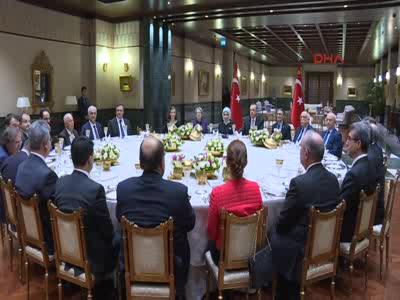 Cumhurbaşkanı Erdoğan'dan Aziz Sancar onuruna akşam yemeği