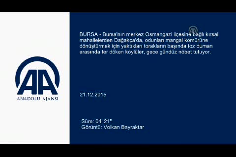 Bursa'da tozduman arasında "torak nöbeti"