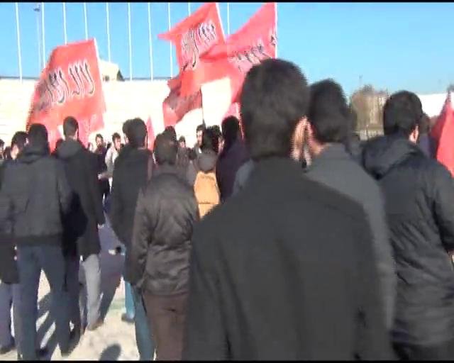 Bursa Uludağ Üniversitesi'nde tekbirli protesto