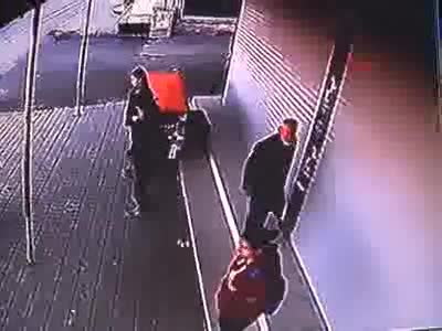 Ölüm anı güvenlik kamerasında