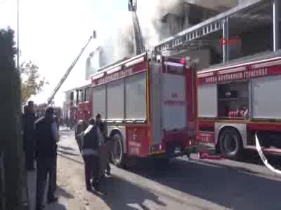 Bursa'da büyük fabrika yangını -2