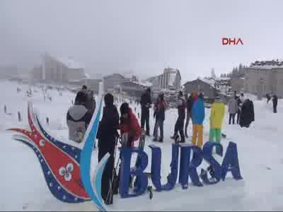 Uludağ'da hafta sonu bereketi
